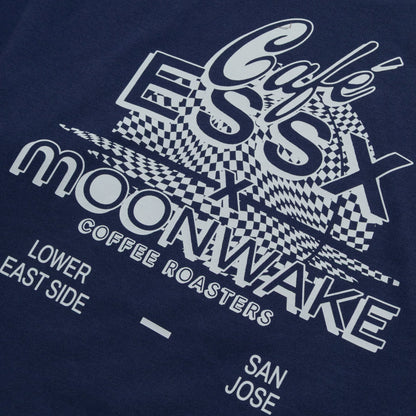 Cafe ESSX x Moonwake - T-Shirt - Navy