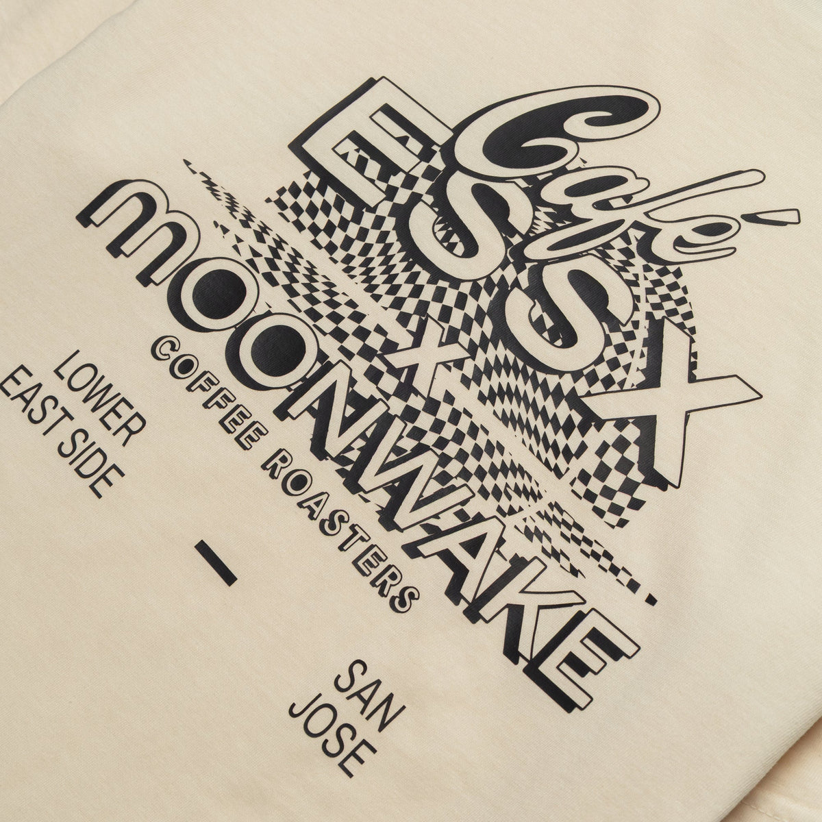 Cafe ESSX x Moonwake - T-Shirt - Beige