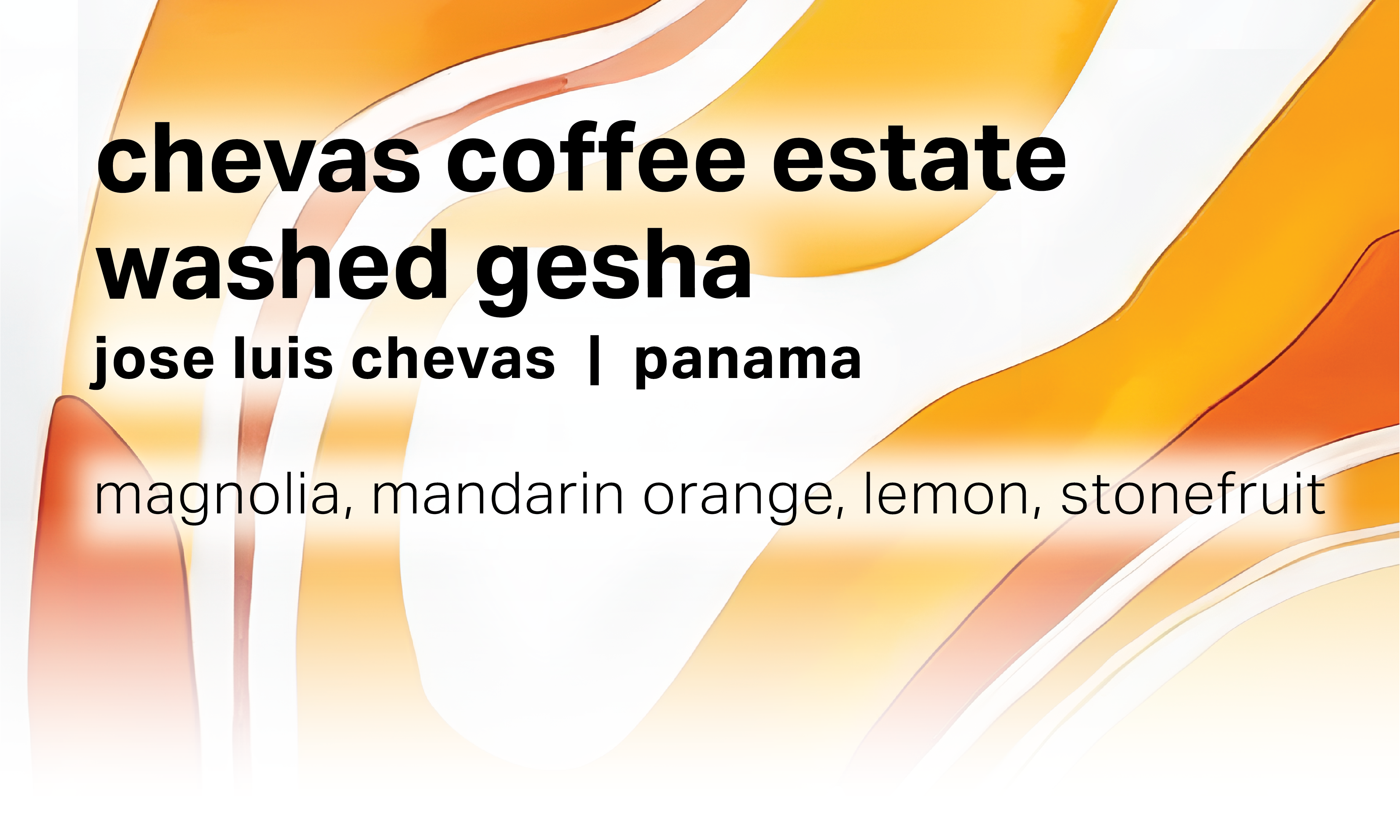 Chevas Coffee Estate Jose Luis Chevas - Washed Gesha - Panama ...
