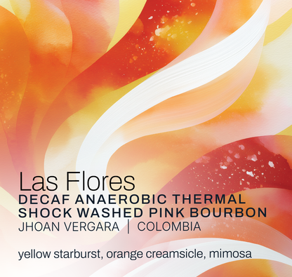 Las Flores - Jhoan Vergara - Anaerobic Thermal Shock Washed Decaf Pink Bourbon - Colombia