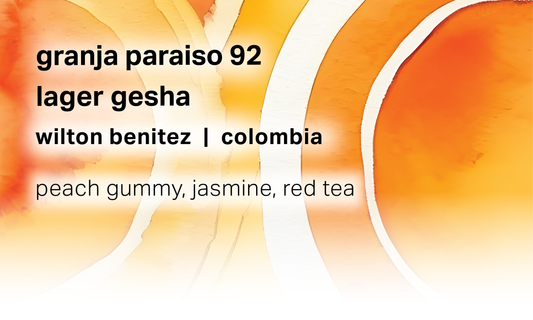 Granja Paraiso 92 - Wilton Benitez - Lager Gesha - Colombia