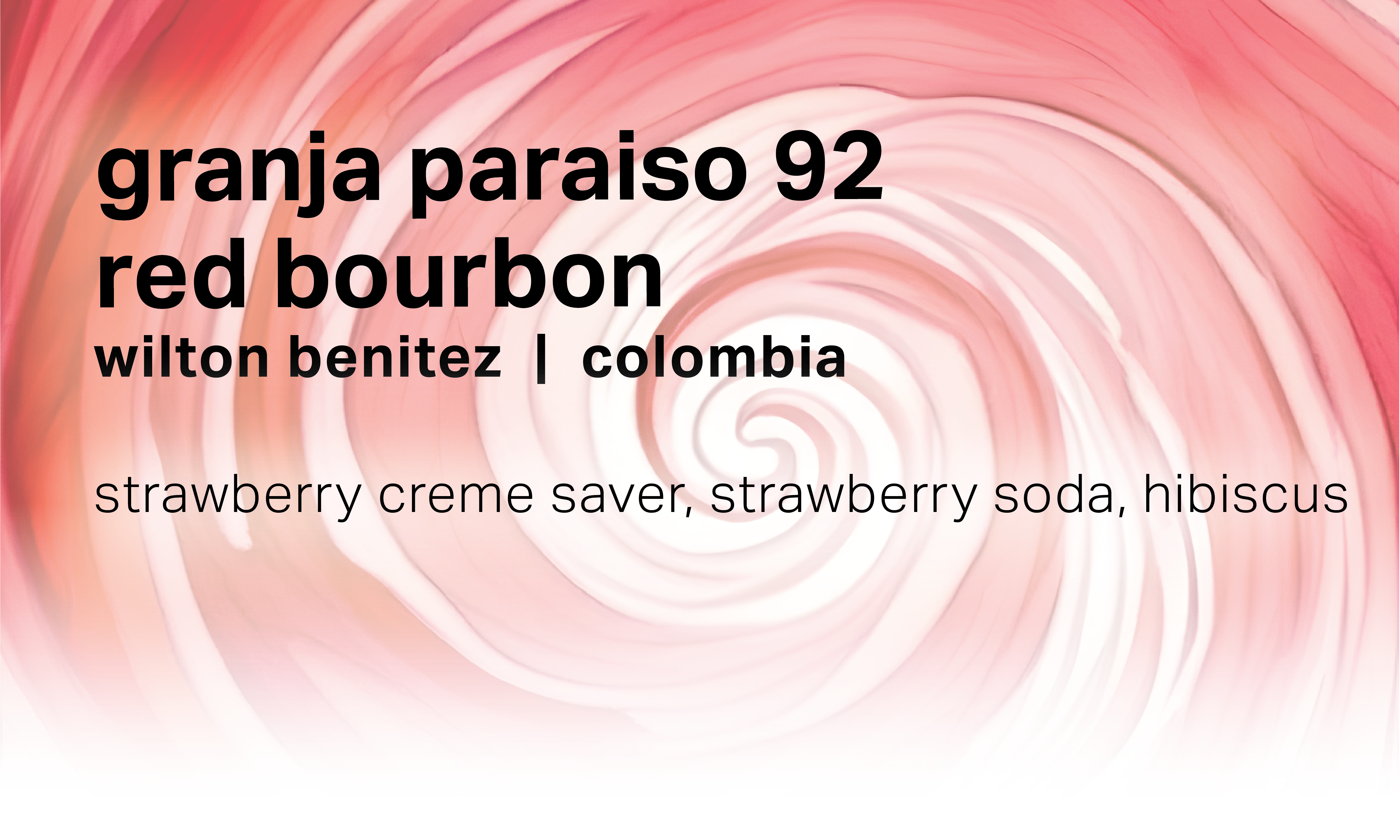 Granja Paraiso 92 - Red Bourbon - Colombia packshot
