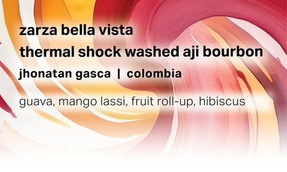 Jhonatan Gasca Zarza Bella Vista - Thermal Shock Washed Aji Bourbon - Colombia
