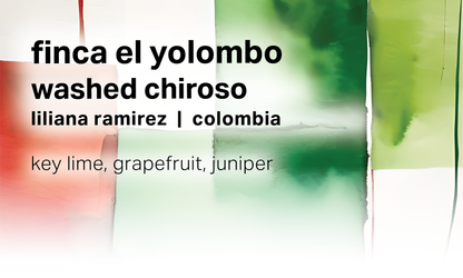 Liliana Ramirez Finca El Yolombo - Washed Chiroso - Colombia